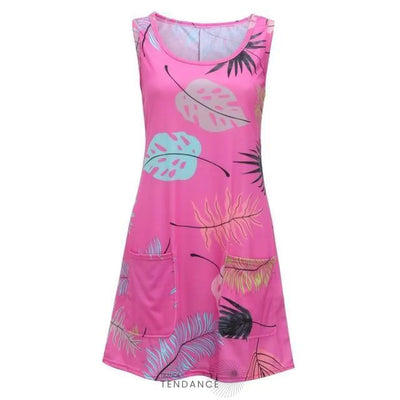 Robe Plumes Vintage | France-Tendance