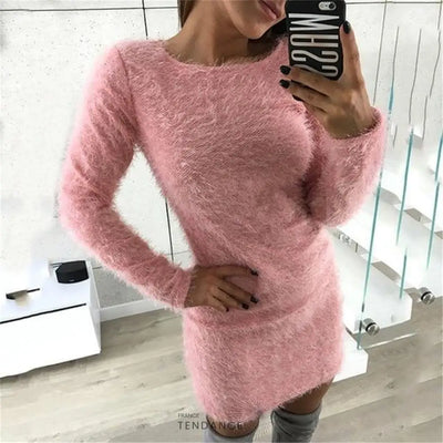 Robe-pull Douce Et Confortable | France-Tendance