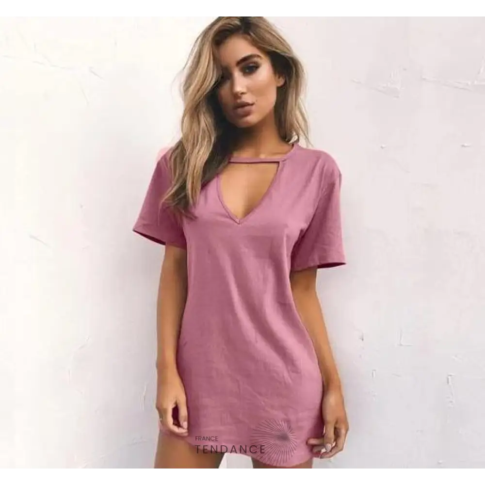 Robe T-shirt Décontractée | France-Tendance