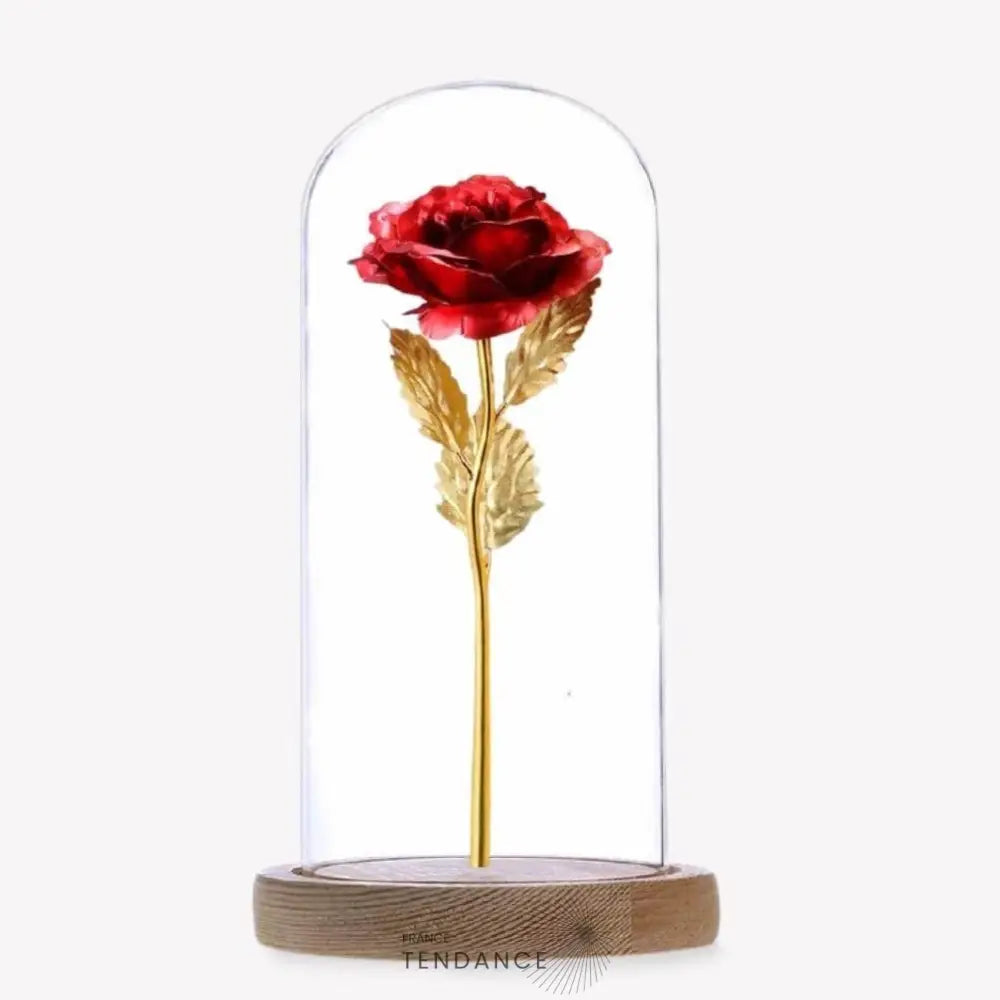 Rose éternelle Lumineuse Rouge | France-Tendance