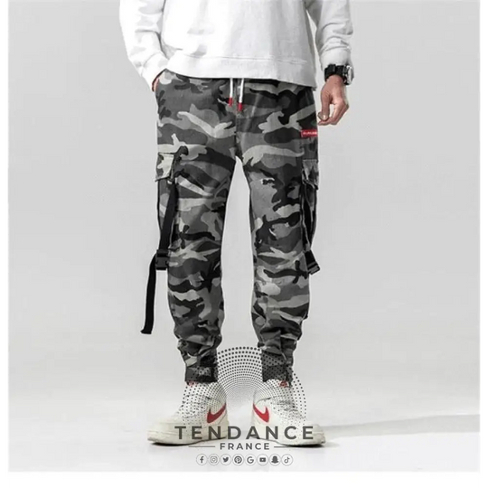 Ryland Camouflage Hip Hop Jogger Pants | France-Tendance