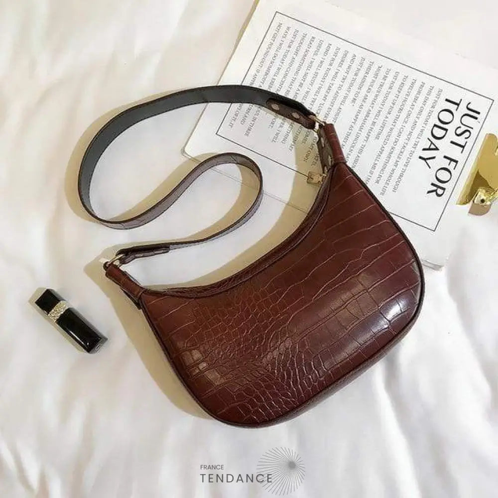 Sac Leather Croco | France-Tendance