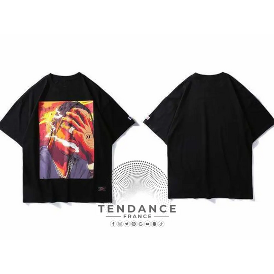 T-shirt Imprimé Smoking Travis | France-Tendance