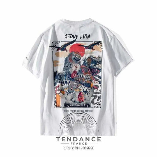 T-shirt Stone Lion | France-Tendance