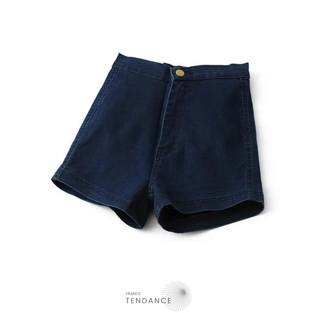 Short En Jean Taille Haute | France-Tendance