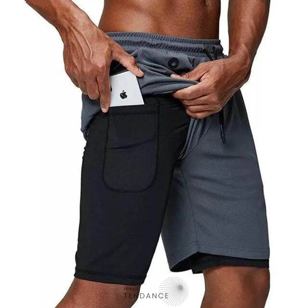 Short De Sport 2 En 1 | France-Tendance