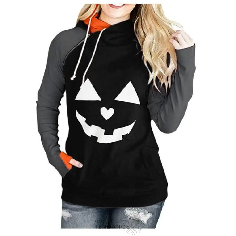 Sweat Col Montant Halloween | France-Tendance