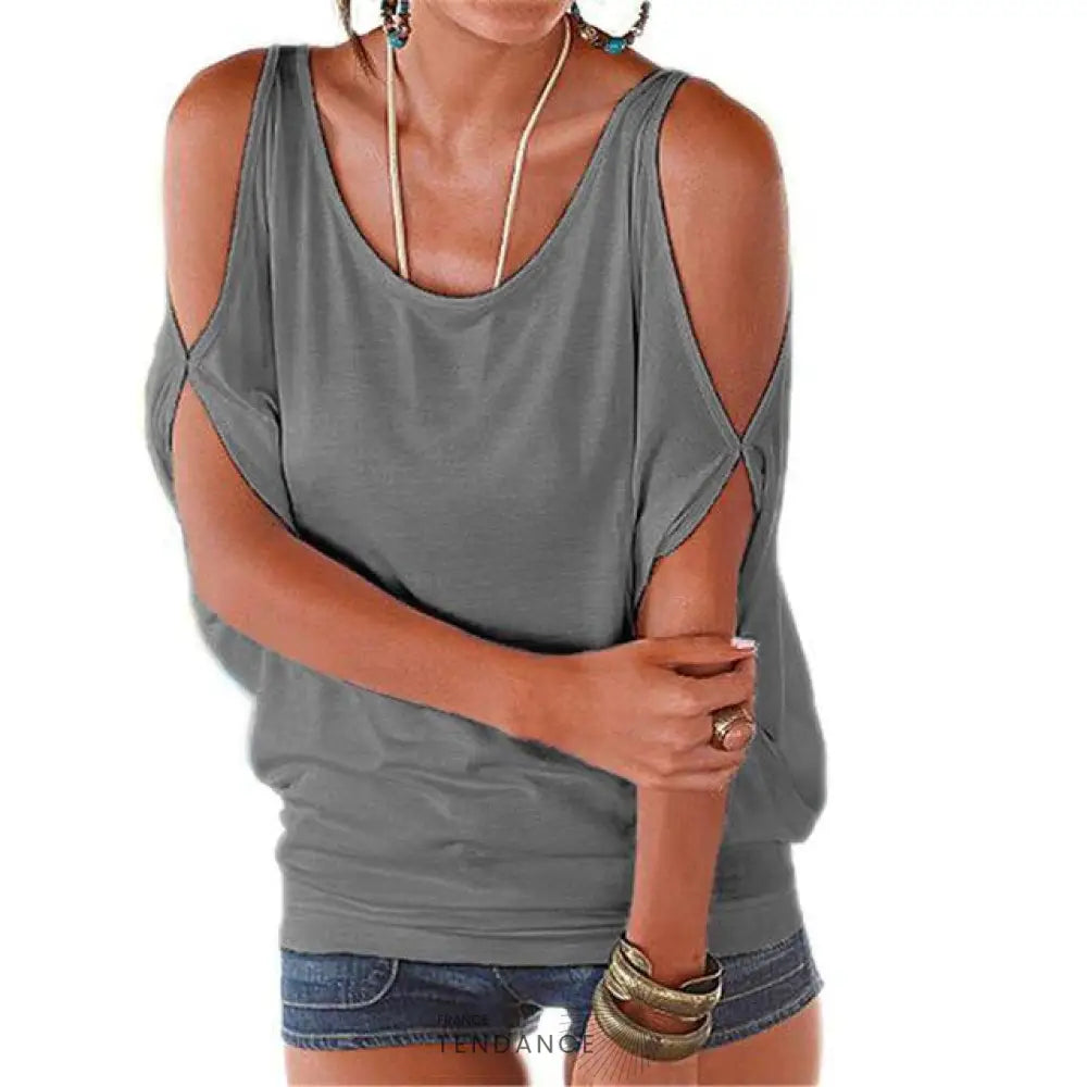 T-shirt Dos Effet Goutte D’eau | France-Tendance