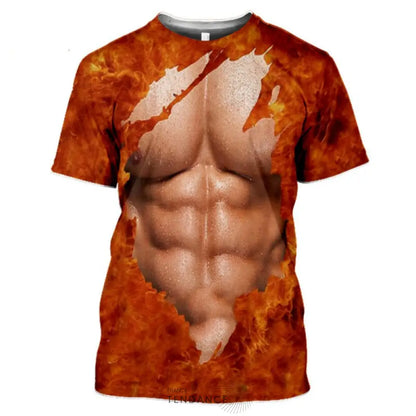 T-shirt Humoristique Bide Abdos Seins.. | France-Tendance