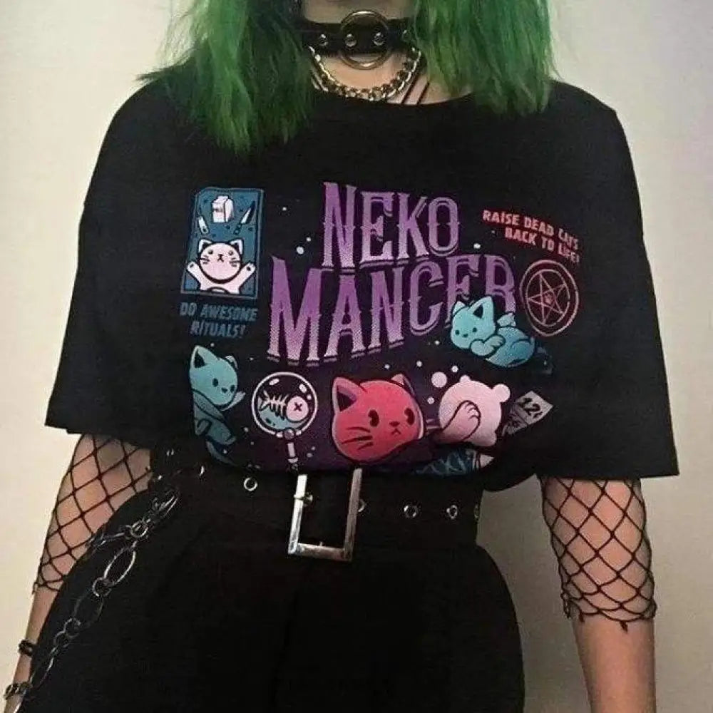 T-shirt Imprimé Neko | France-Tendance