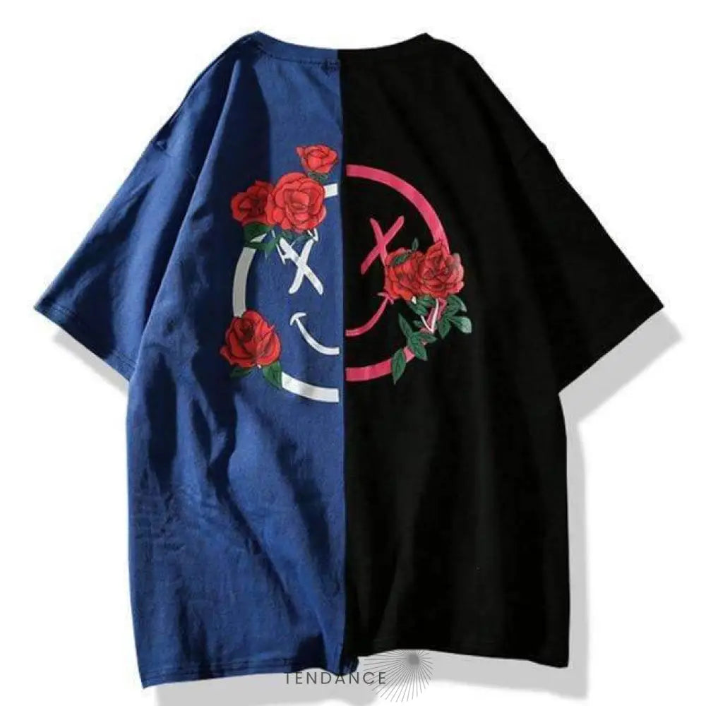 T-shirt Imprimé Smile Rosa | France-Tendance