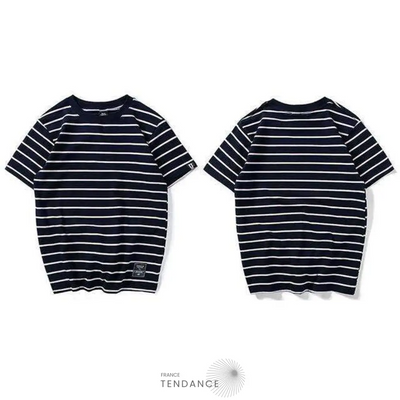 T-shirt Imprimé Stripe | France-Tendance