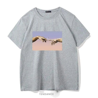 T-shirt Michelangelo Smoke | France-Tendance