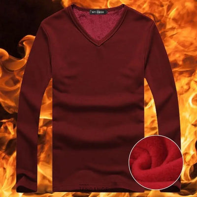 T-shirt Velouté à Manches Longues | France-Tendance