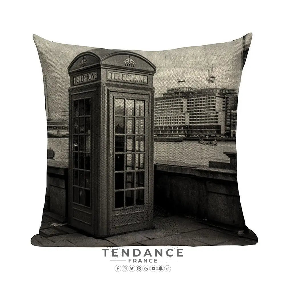 Taie De Coussin Décorative 45x45 - Série Londres |