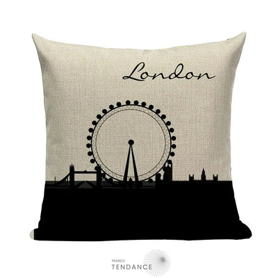 Taie De Coussin Décorative 45x45 - Série Londres |