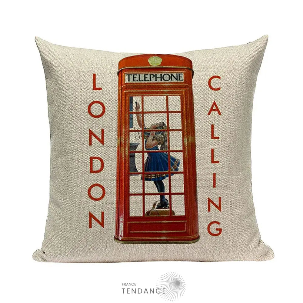 Taie De Coussin Décorative 45x45 - Série Londres |