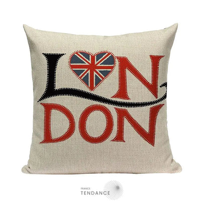 Taie De Coussin Décorative 45x45 - Série Londres |