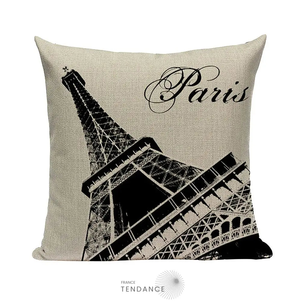 Taie De Coussin Décorative 45x45 - Série Paris |