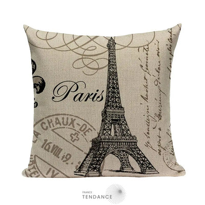 Taie De Coussin Décorative 45x45 - Série Paris |