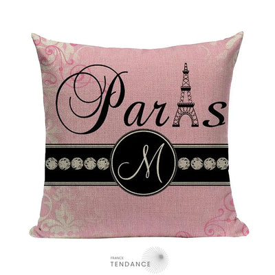 Taie De Coussin Décorative 45x45 - Série Paris |