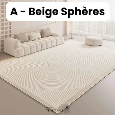 Tapis Magique Intachable | Incroyable Mais Vrai! A - Beige Sphères / Paillasson (0.4X0.6M) Salon