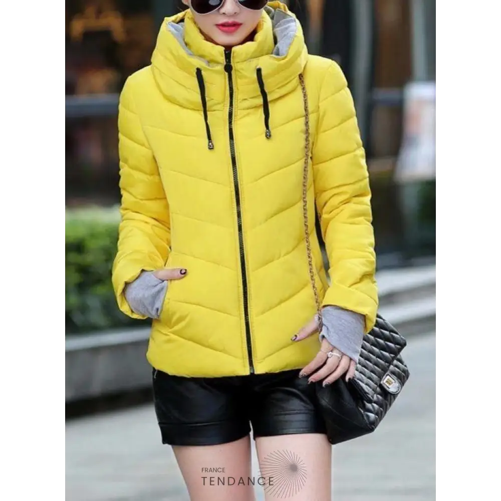 Veste Matelassée à Capuche | France-Tendance
